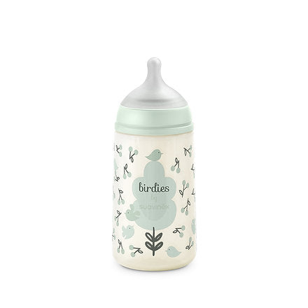RetailSync:12133 Suavinex Bottle Silicone 270ml Birdies