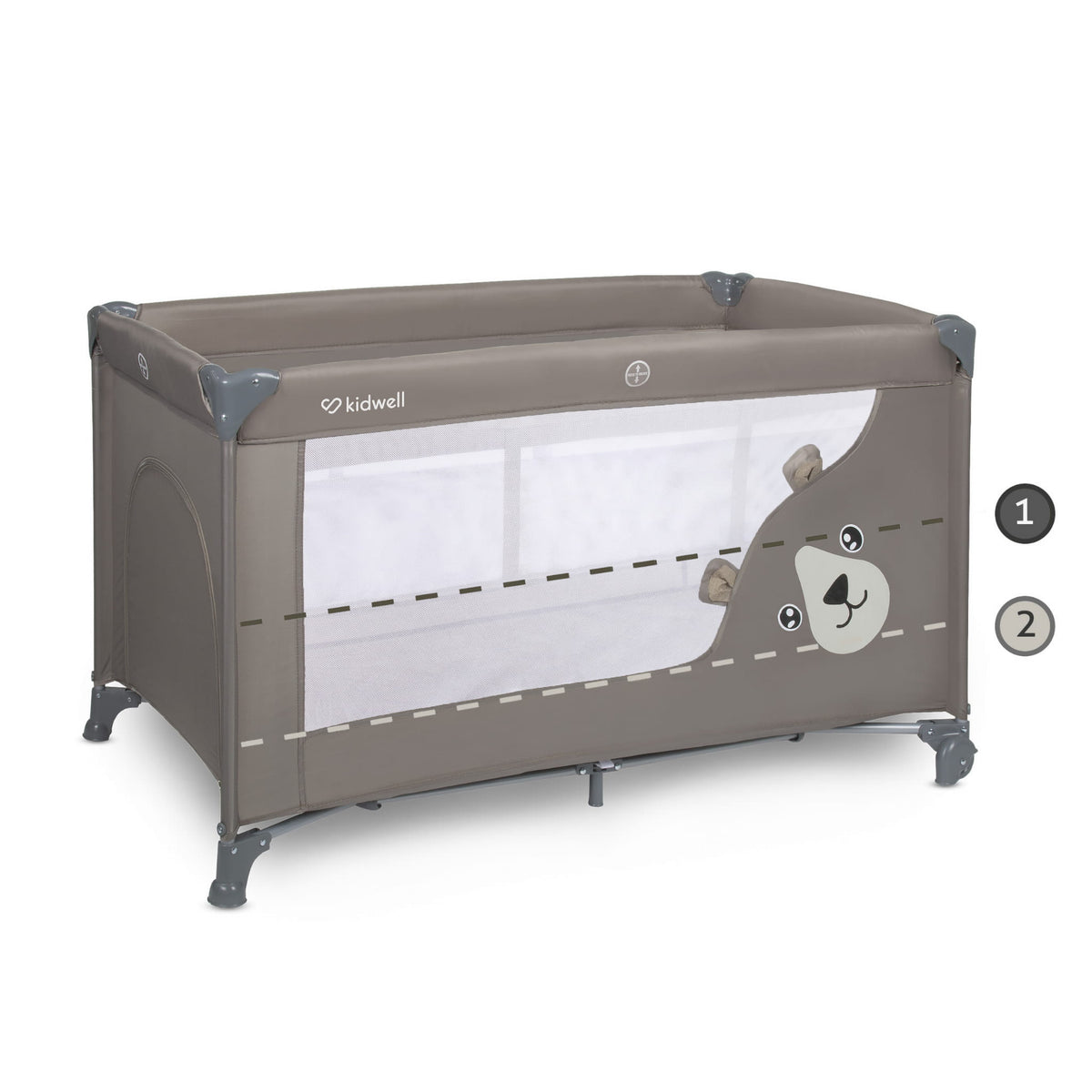 RetailSync:14141 KidWell Travel Cot Blissy Duo - Beige