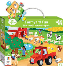 RetailSync:12181 Jr Jigsaw Book 45pc