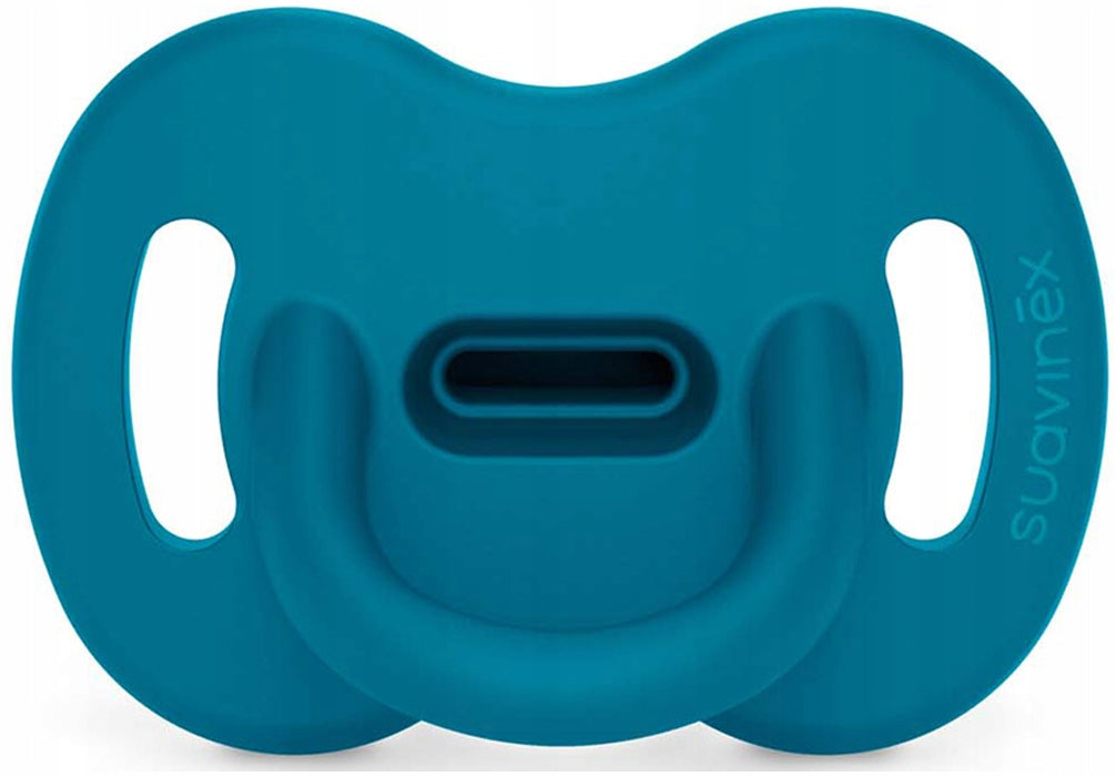RetailSync:12215 Suavinex All Silicone Smoothie Soother Physiological SX PRO 6/18m +: Bright Blue