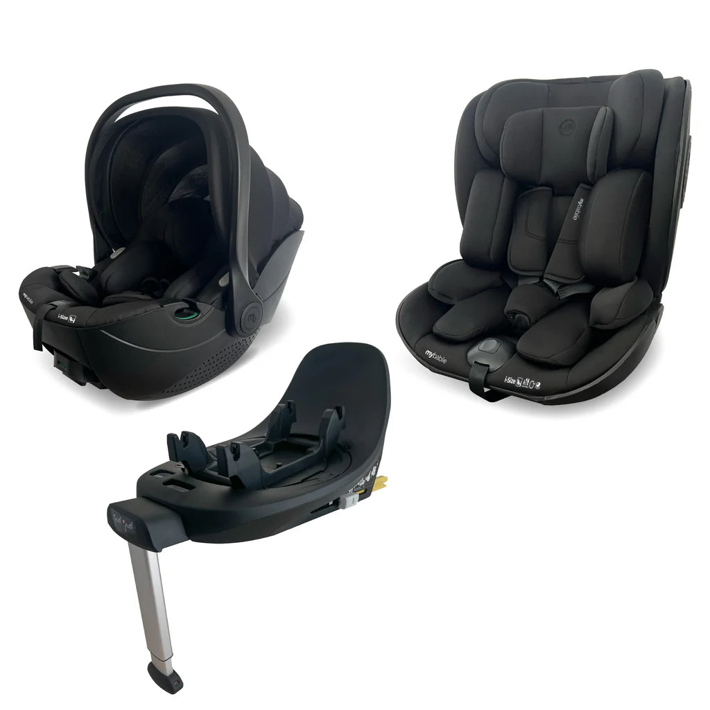 RetailSync:12227 My Babiie MBCS05 Rotating Family Bundle w/Isofix Infant Carseat & Toddler Car Seat