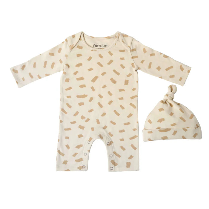 RetailSync:12248 Clair De Lune Organic Little Dreamers Romper Gift Set 0/3m