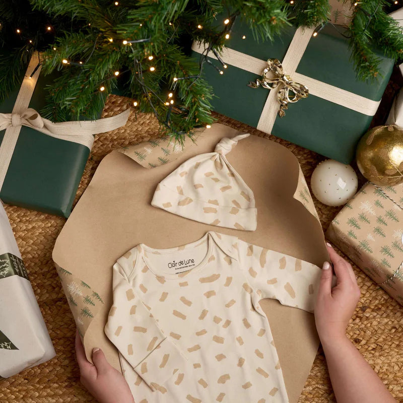 RetailSync:12249 Clair De Lune Organic Little Dreamers Romper Gift Set 0/3m