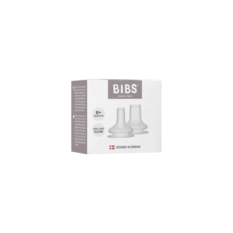 RetailSync:12330 Bibs Baby Bottle Spout Silicone - 2pk -6m+