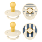 RetailSync:12343 Bibs Soother Studio 4pk Latex Size 1 Pin