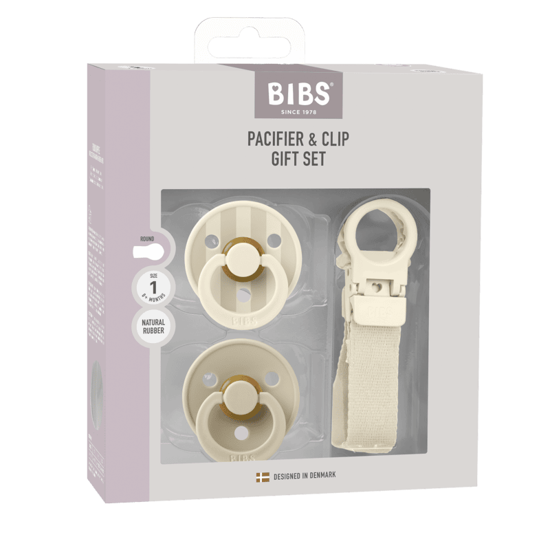 RetailSync:12347 Bibs Soother & Loop Gift Set Latex Size 1