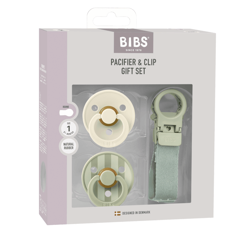 RetailSync:12348 Bibs Soother & Loop Gift Set Latex Size 1