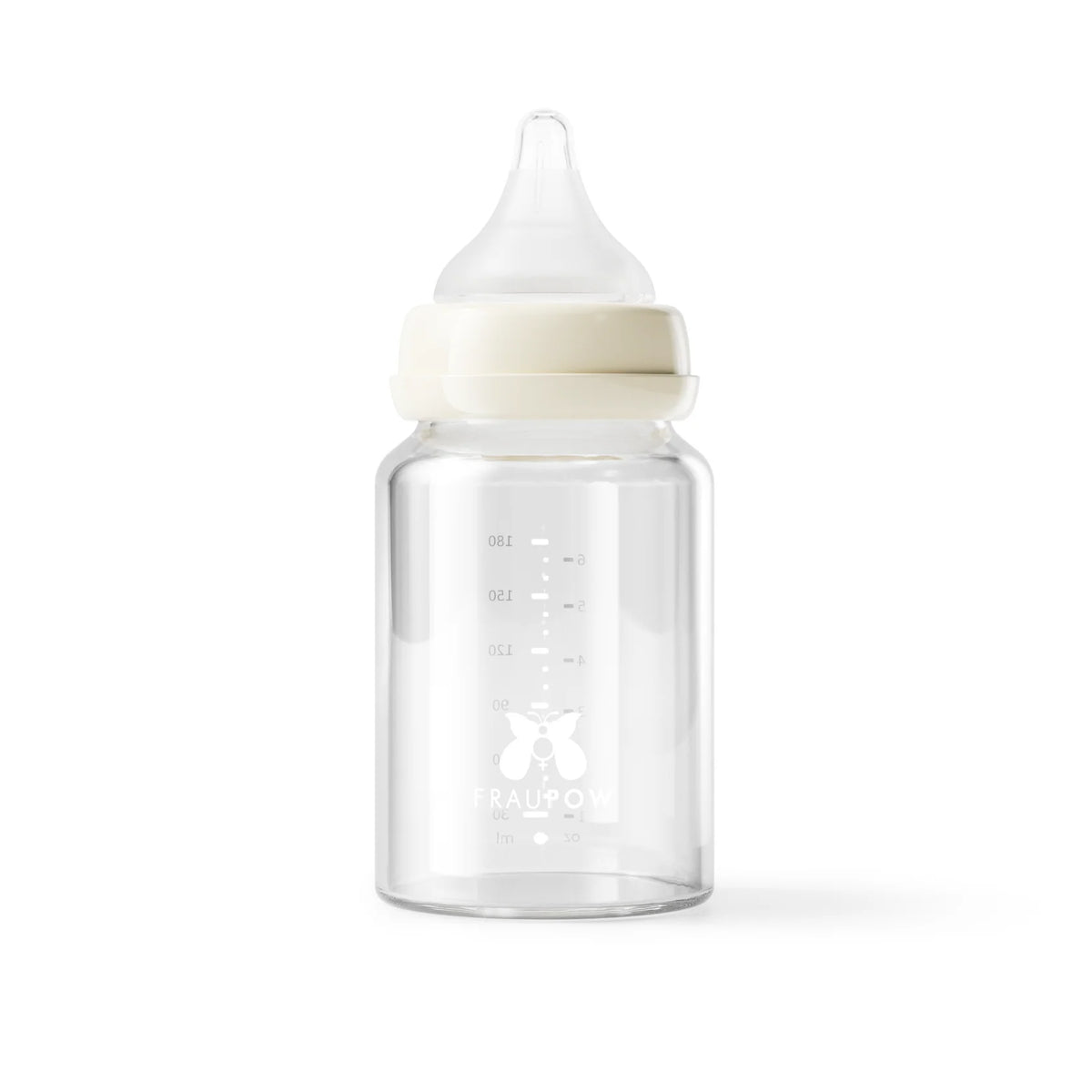 Fraupow Glass Combi-Feed Bottles 180ml 3pk