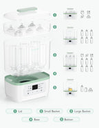 RetailSync:12392 MomCozy 8-1 Steam Steriliser & Dryer