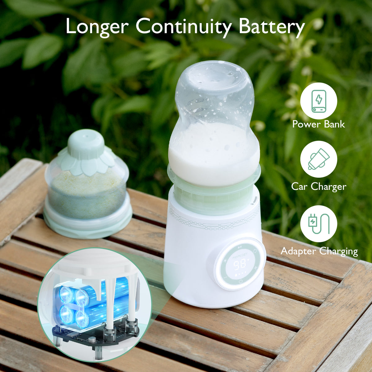 RetailSync:12431 MomCozy Cordless Portable Bottle Warmer MW03