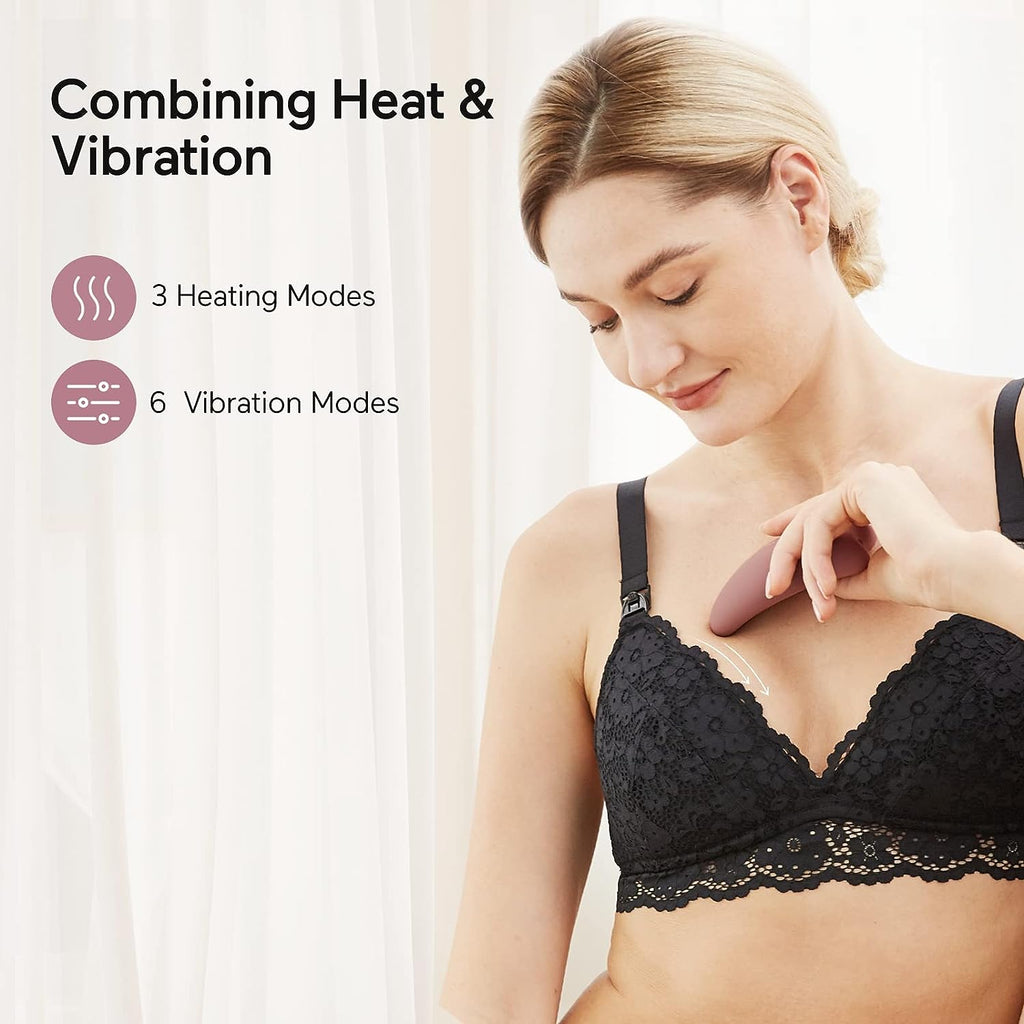 RetailSync:12445 MomCozy Warming & Vibrating Lactation Massager