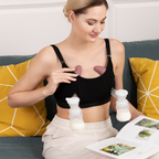 RetailSync:12463 MomCozy Warming & Vibrating Lactation Massager: Double