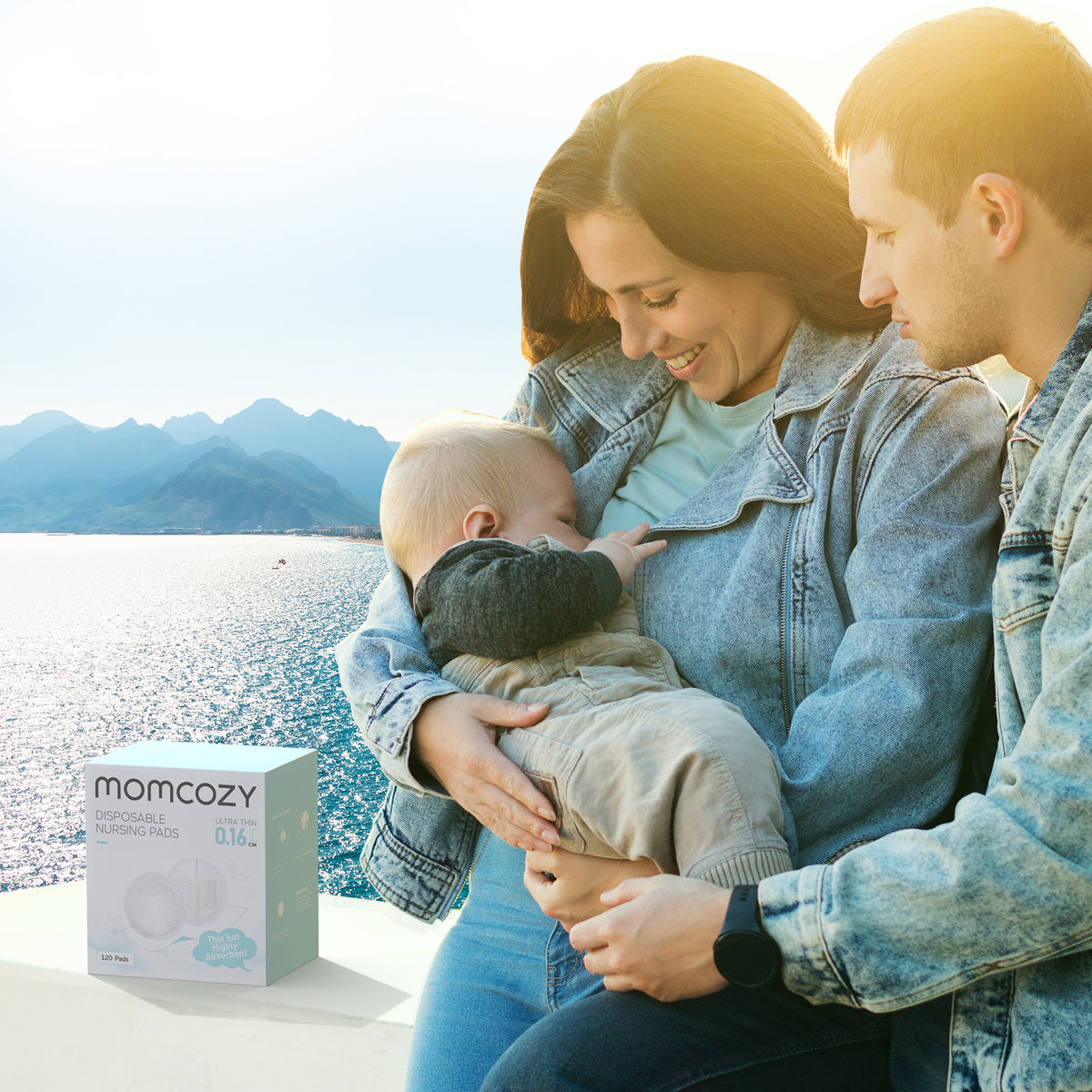 RetailSync:12470 MomCozy Ultra Thin Disposable Nursing Pads x60