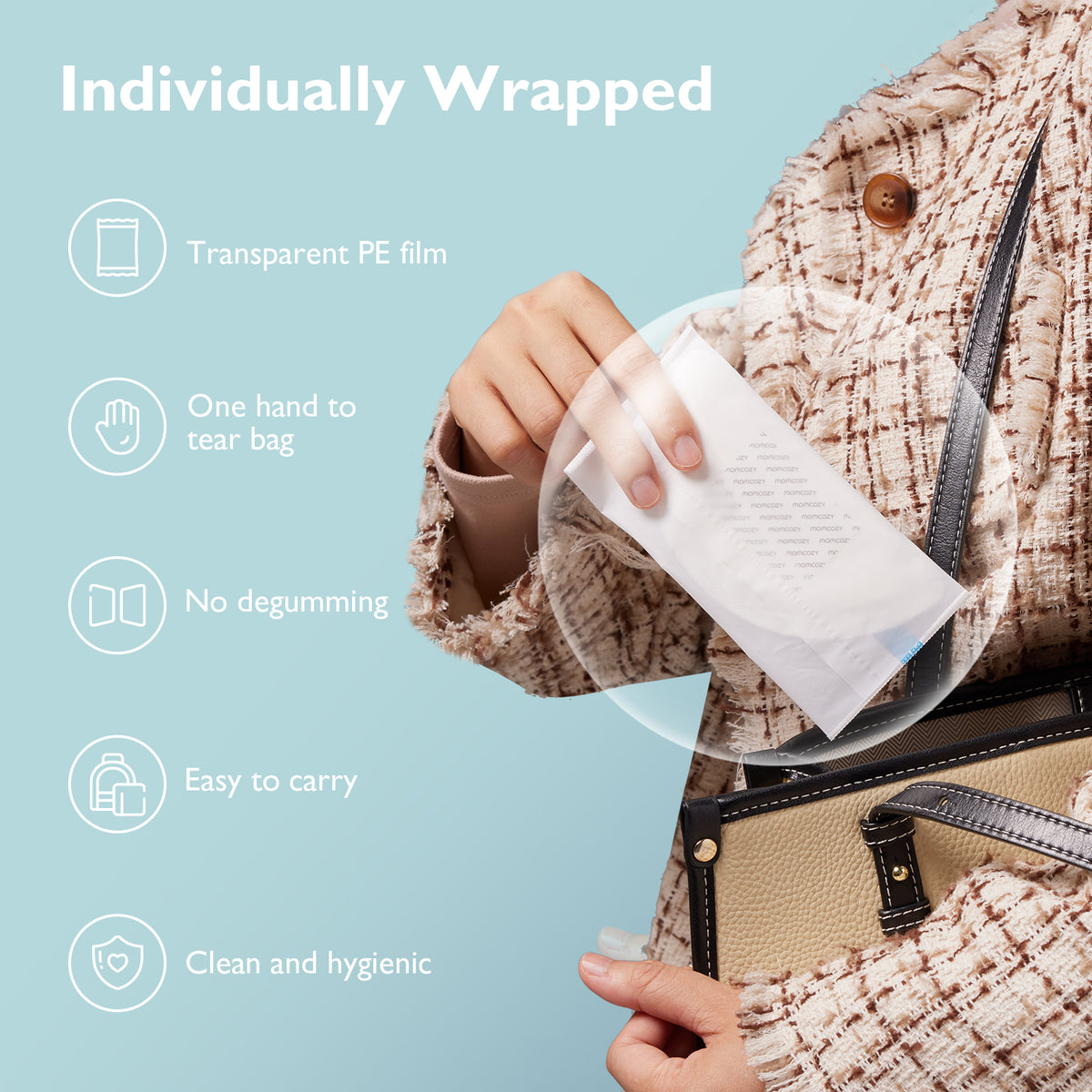 RetailSync:12471 MomCozy Ultra Thin Disposable Nursing Pads x60