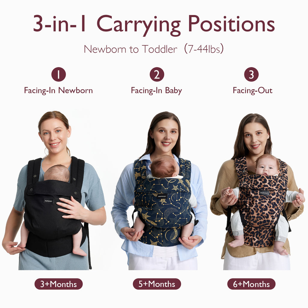 RetailSync:12644 MomCozy PureHug Baby Carrier 3m+ Cotton