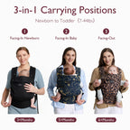 RetailSync:12644 MomCozy PureHug Baby Carrier 3m+ Cotton