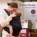 RetailSync:12648 MomCozy PureHug Baby Carrier 3m+ Cotton