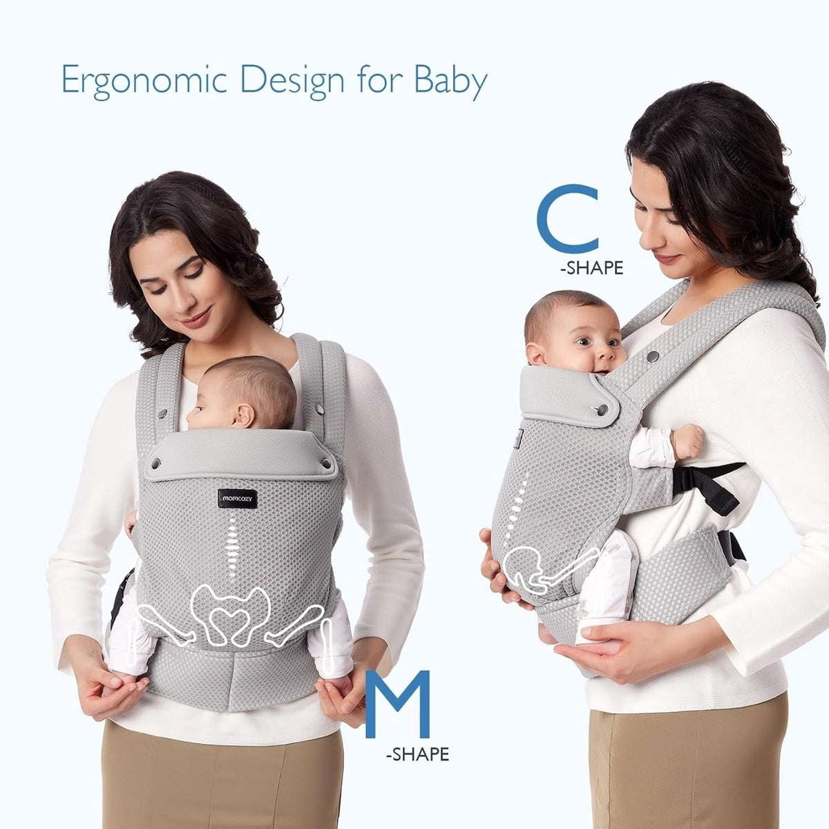 RetailSync:12662 MomCozy PureHug Baby Carrier 3m+ Air Mesh