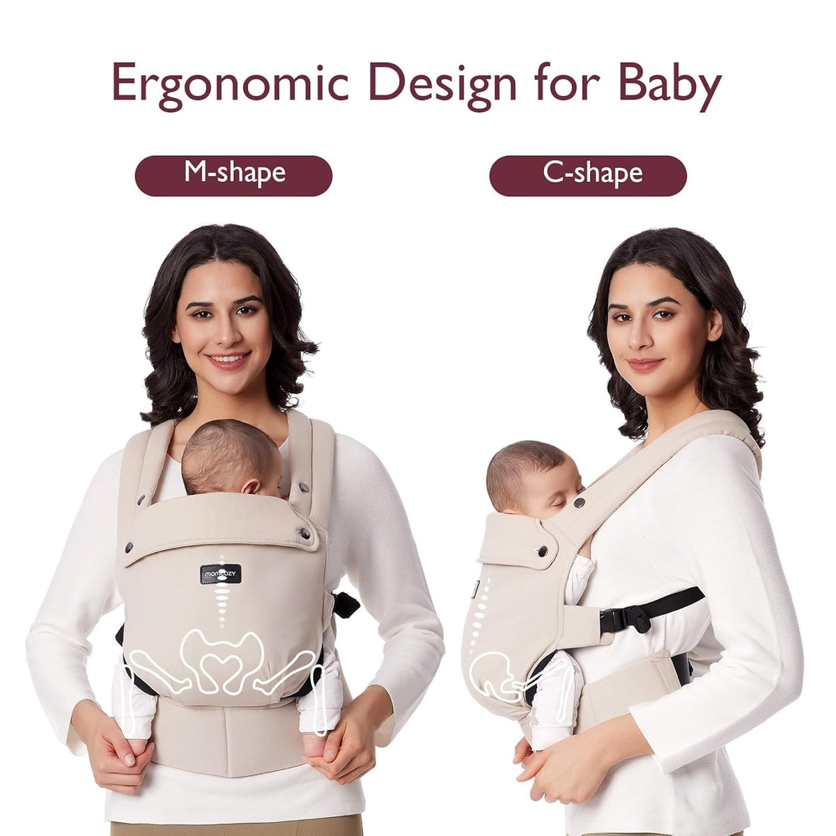 RetailSync:12668 MomCozy PureHug Baby Carrier 3m+ Cotton