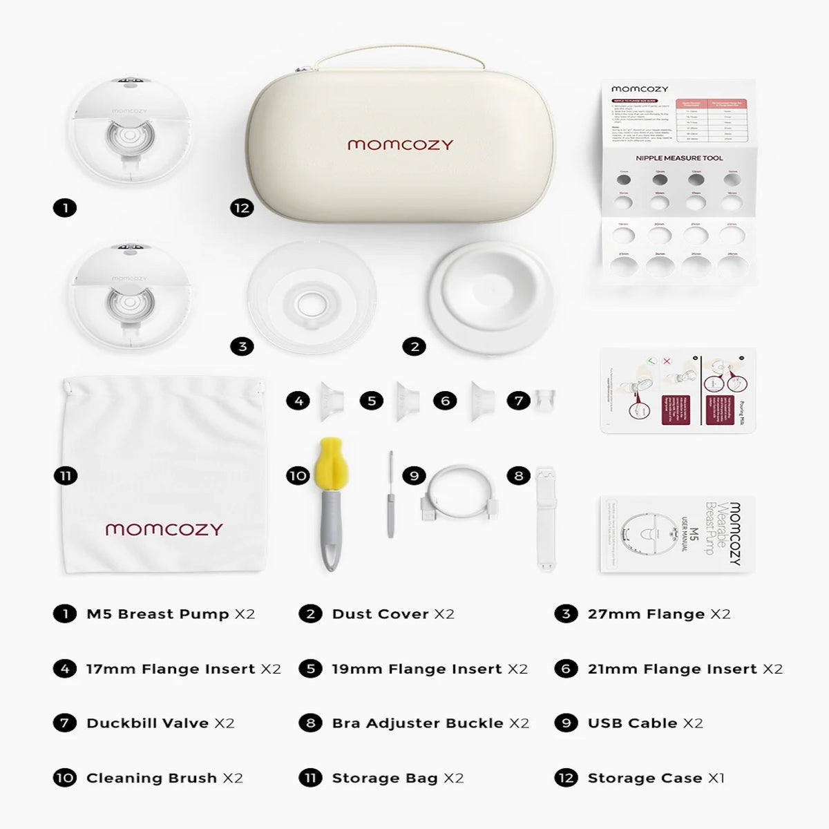 RetailSync:12692 MomCozy M5 Wearable Electric Breast Pump