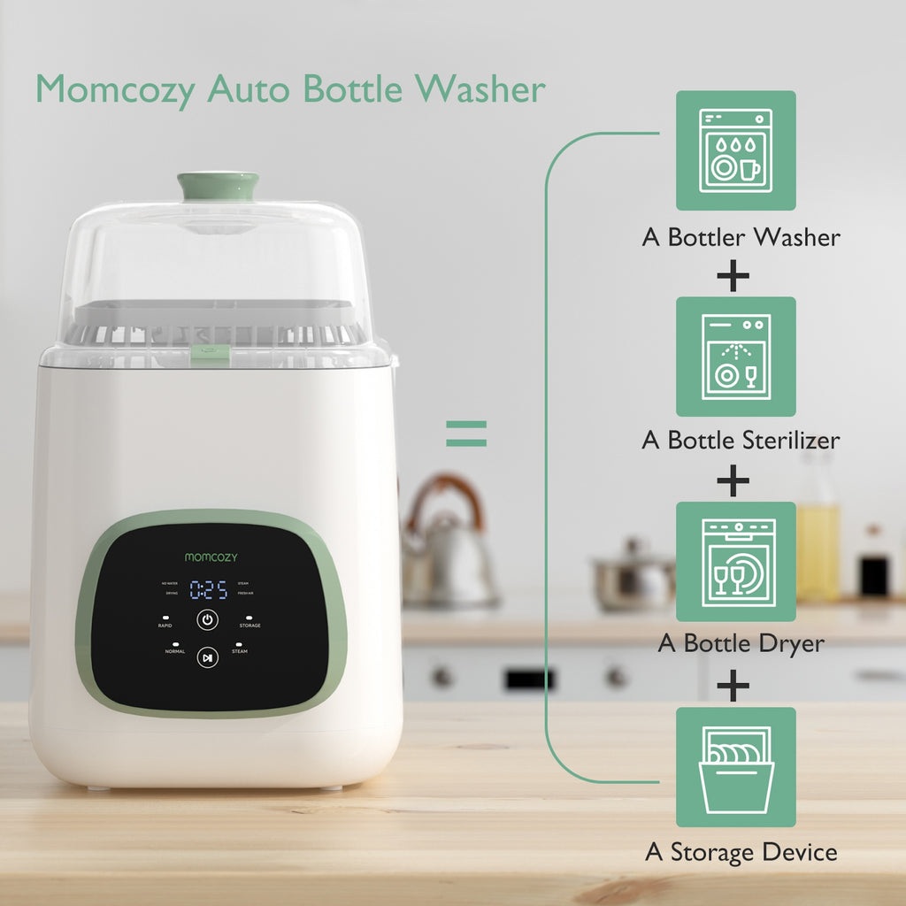 RetailSync:12702 MomCozy KleanPal PRO Baby Bottle Washer, Steriliser & Dryer
