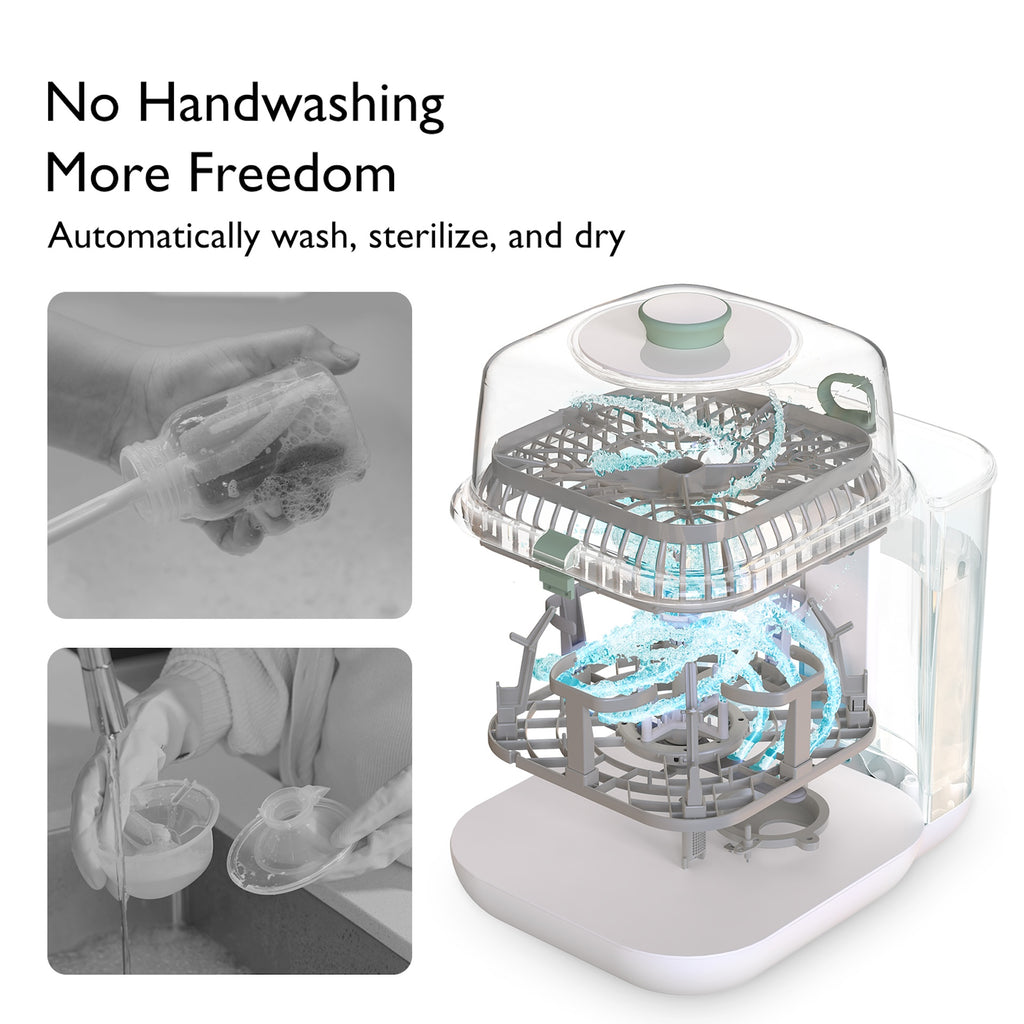 RetailSync:12705 MomCozy KleanPal PRO Baby Bottle Washer, Steriliser & Dryer