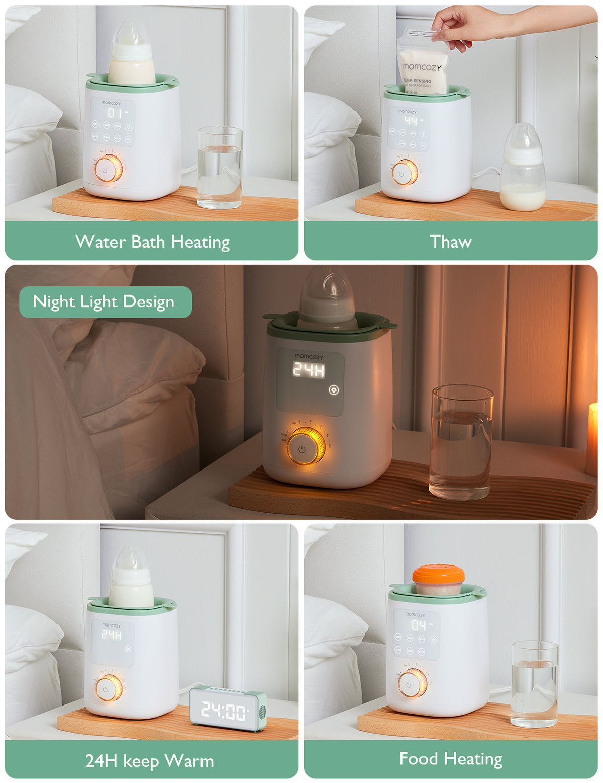 RetailSync:12708 MomCozy Nutri Home Bottle Warmer 9 in 1