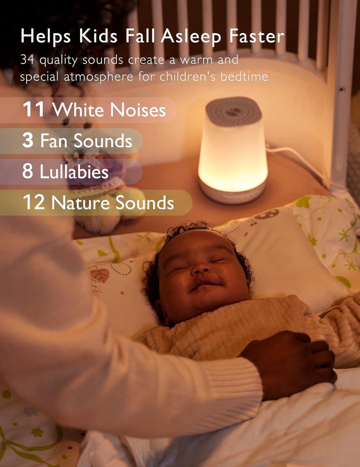 RetailSync:12720 MomCozy Smart Sound Machine White Noise