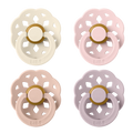 RetailSync:12792 Bibs Soother Boheme 4pk Latex Size 1