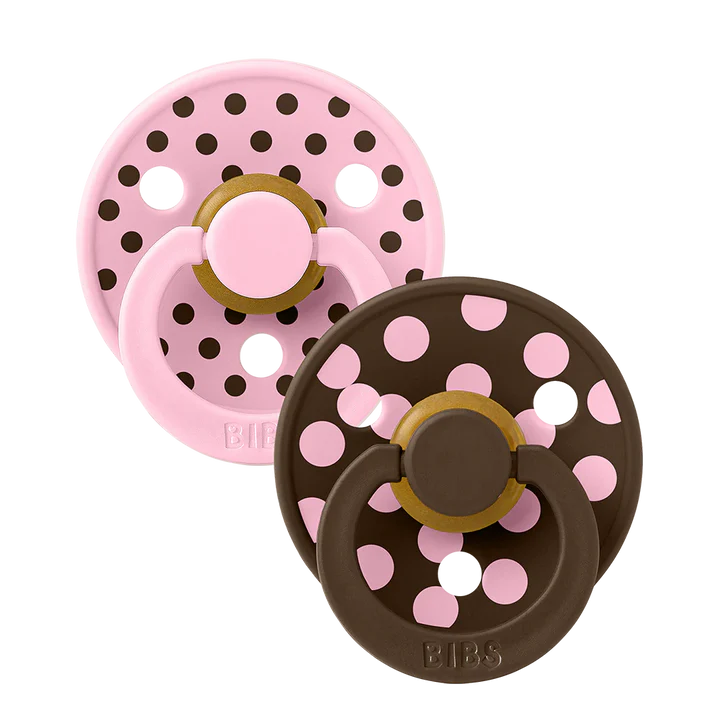 RetailSync:14276 Bibs Soother Colours Studio Latex Size 2 Polka