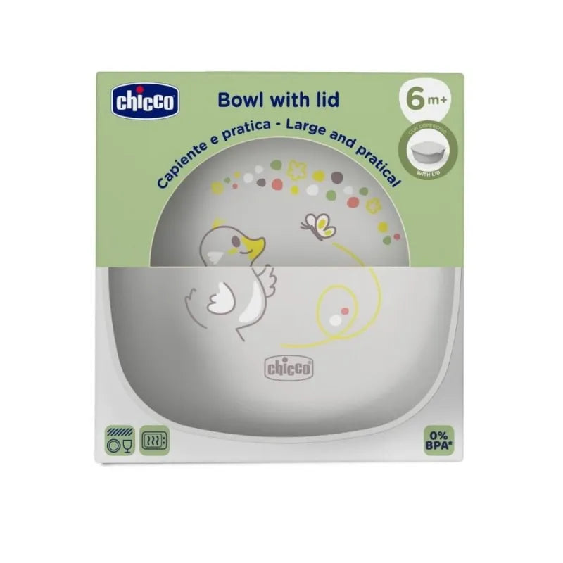RetailSync:12834 Chicco Bowl w/Lid 6m+