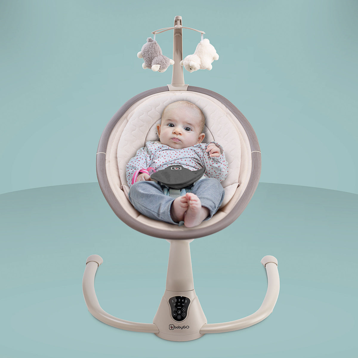 RetailSync:12867 BabyGo HOMEY Swing Wooden Frame