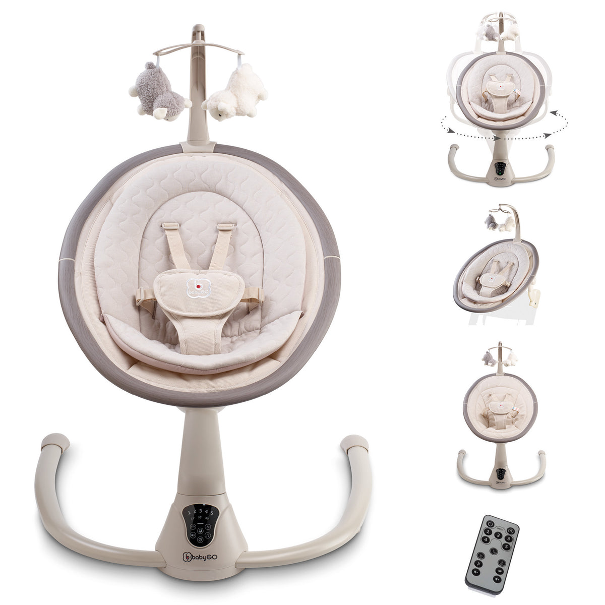 RetailSync:12871 BabyGo HOMEY Swing Wooden Frame