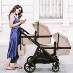 RetailSync:12876 BabyGo DUO Twin Stroller - Seats & Bassinets inc. Adapters