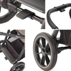 RetailSync:12879 BabyGo DUO Twin Stroller - Seats & Bassinets inc. Adapters