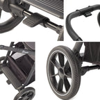 RetailSync:12888 BabyGo DUO Twin Stroller - Seats & Bassinets inc. Adapters
