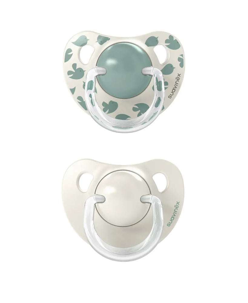 RetailSync:13074 Suavinex Soother Silicone Anatomical 6/18m+ Birdies