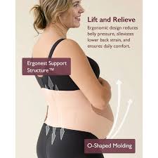 RetailSync:13125 MomCozy Ergonest Maternity Belly Band Oyster Pink