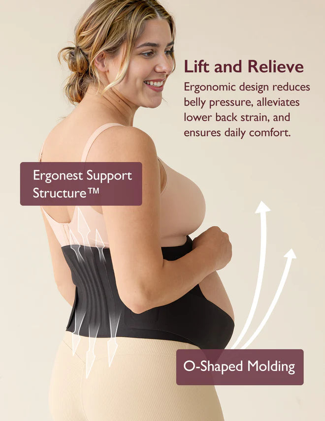 RetailSync:13131 MomCozy Ergonest Maternity Belly Band Black