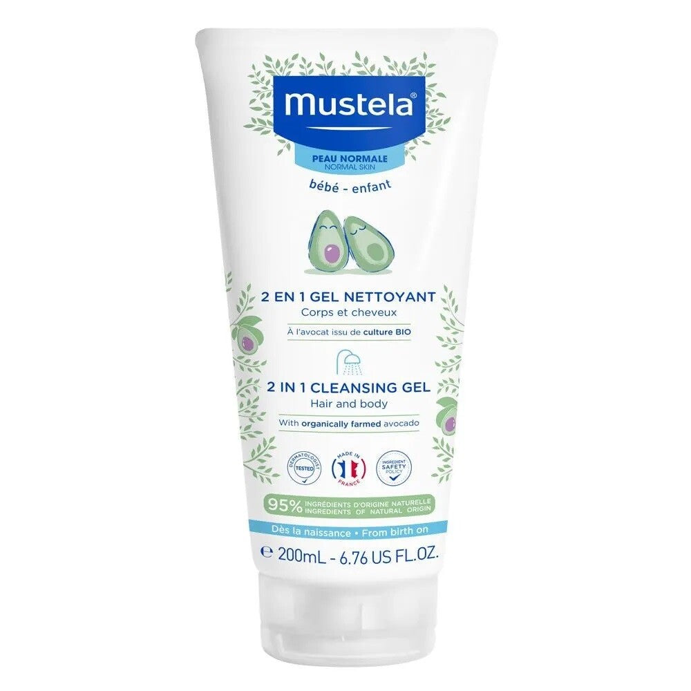 RetailSync:13183 Mustela 2 in 1 Cleansing Gel 200ml