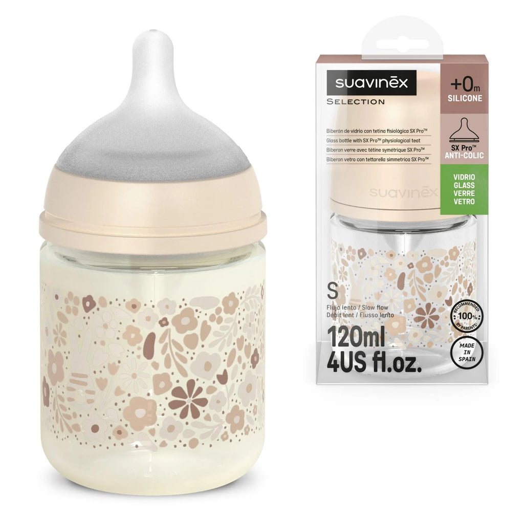 RetailSync:13389 Suavinex Glass Bottle 120ml