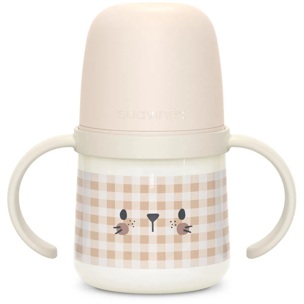 RetailSync:13472 Suavinex Bottle Silicone150ml w/Handle Rabbit