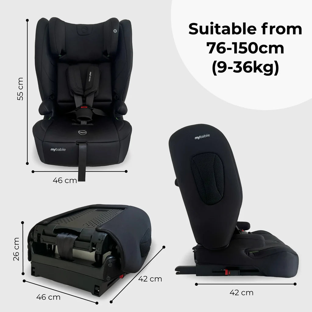 RetailSync:13555 My Babiie MBCS80 High Back Booster w/isofix