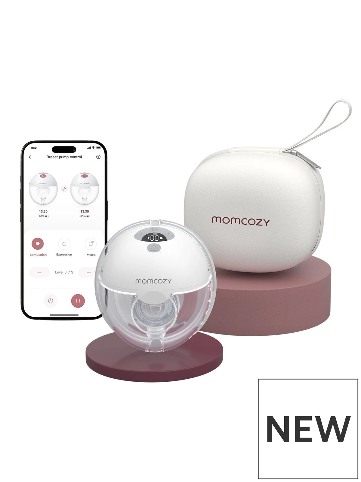 RetailSync:13586 MomCozy M5 Smart Wearable Breast Pump