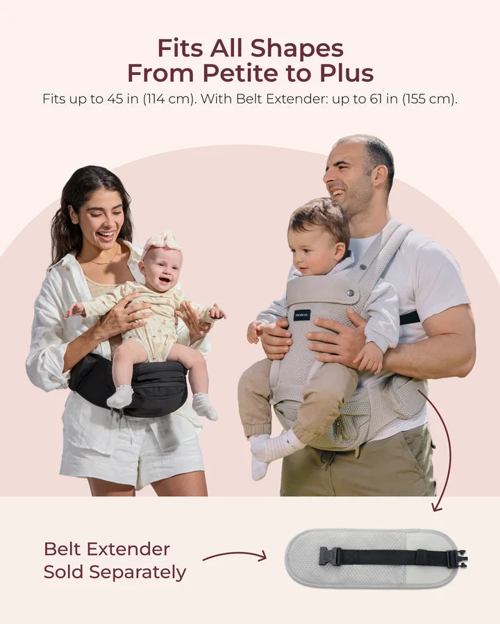 RetailSync:13616 MomCozy Baby 2 in 1 Carrier w/Hip Seat 0/36m