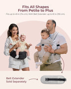 RetailSync:13616 MomCozy Baby 2 in 1 Carrier w/Hip Seat 0/36m