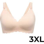 RetailSync:13772 MomCozy Stylish V Jelly Strip Lift Nursing Bra Oyster Pink