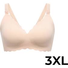 RetailSync:13772 MomCozy Stylish V Jelly Strip Lift Nursing Bra Oyster Pink