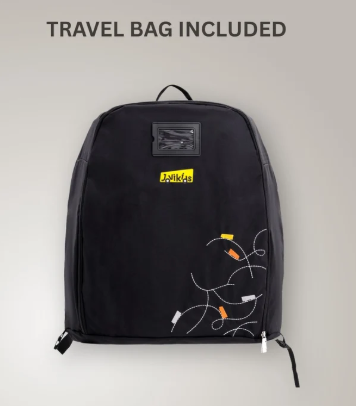 RetailSync:13810 Jovikids Rober+ Portable Highback Booster i-Size 100-150cm w/Travel Bag