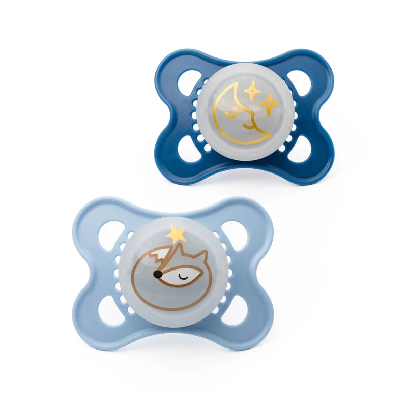 RetailSync:14261 Mam Soother Original Night 0/6m 2pk Boy :